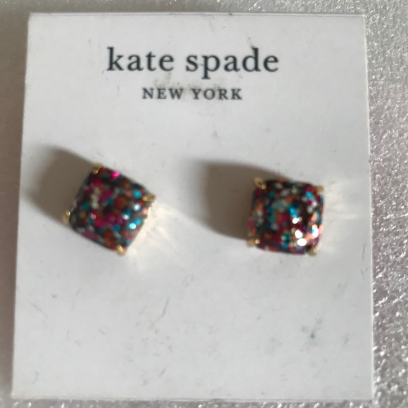 Kate Spade New York Small Square Stud Earrings NWT - Picture 4 of 8